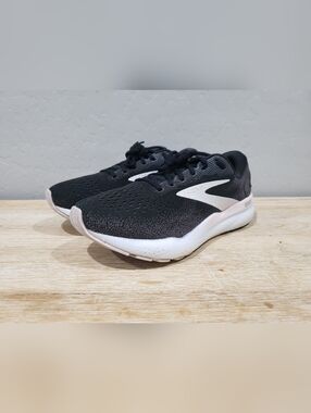 BROOKS Women's Ghost 16 Running Shoes (9.5M) Black/Peach